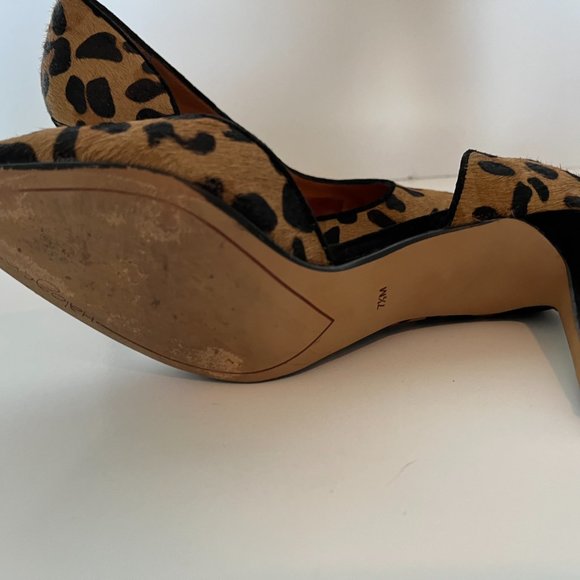 HALOGEN D'Orsay Leopard Print Heel - Size 7.5 - Picture 3 of 3